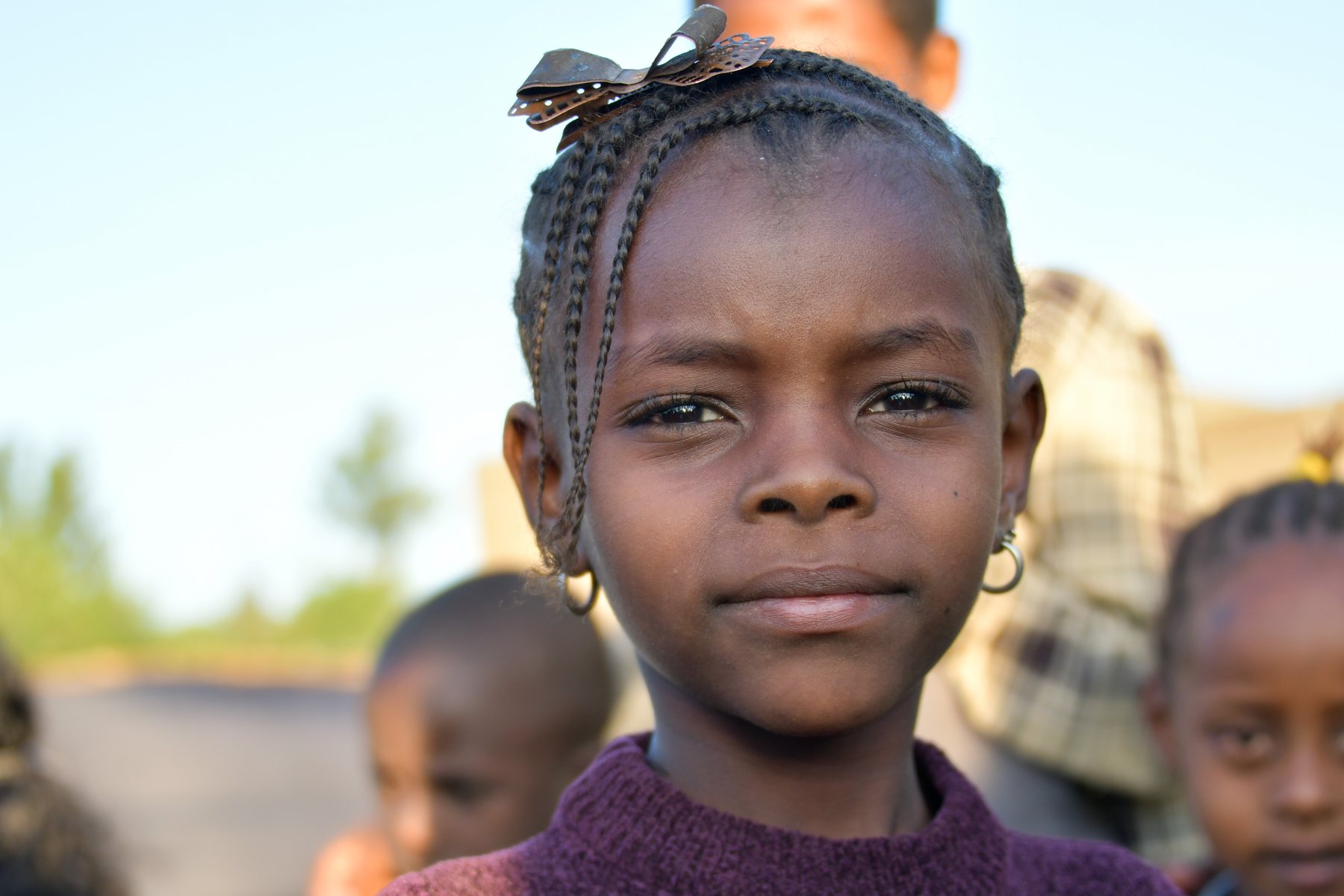 Girl smiling