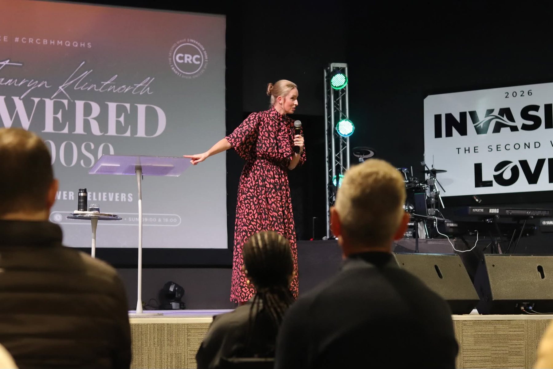 Preaching at an In His Name invitation event